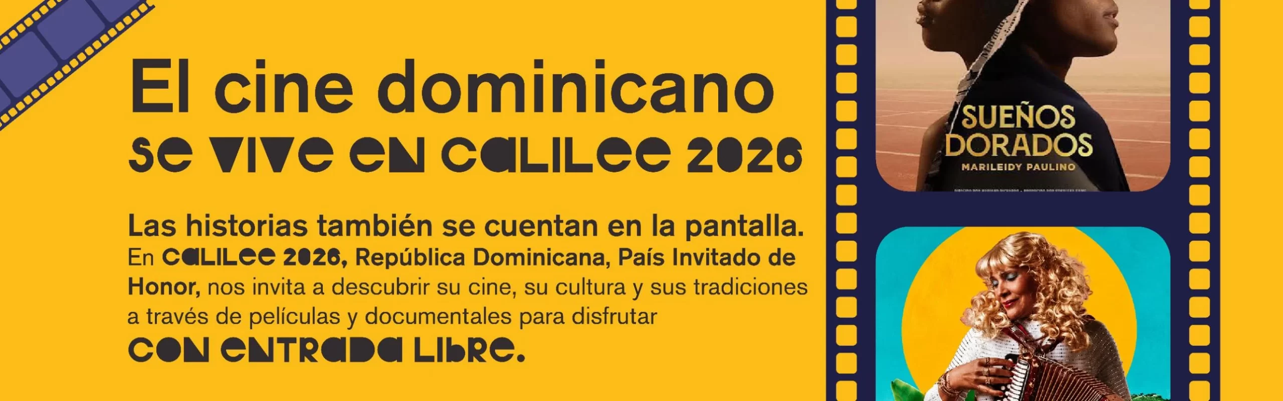 El cine dominicano se vive en CaliLee 2026. Películas y documentales con entrada libre.